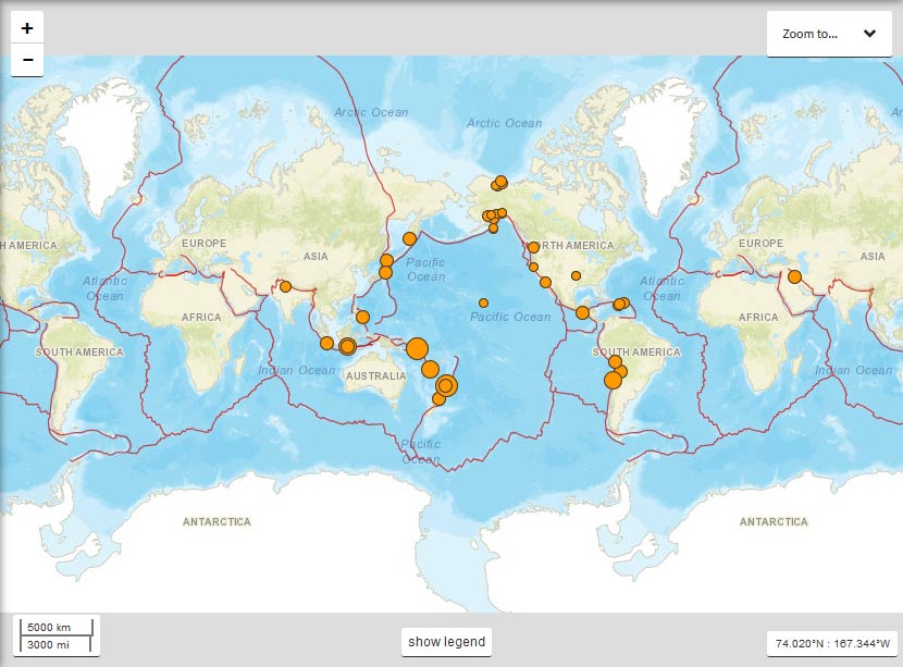 USGS Earthquakes