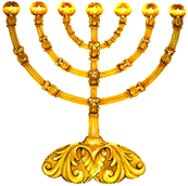 candelabro de oro