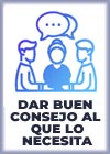 Dar buen consejo al que necesita