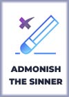 Admonish the sinner