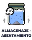 Sedimentación del agua